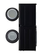 LG 13/10kg LG WashTower™ with Centre Control™, Black Steel color, Right side open door view, WT1310RH, thumbnail 9