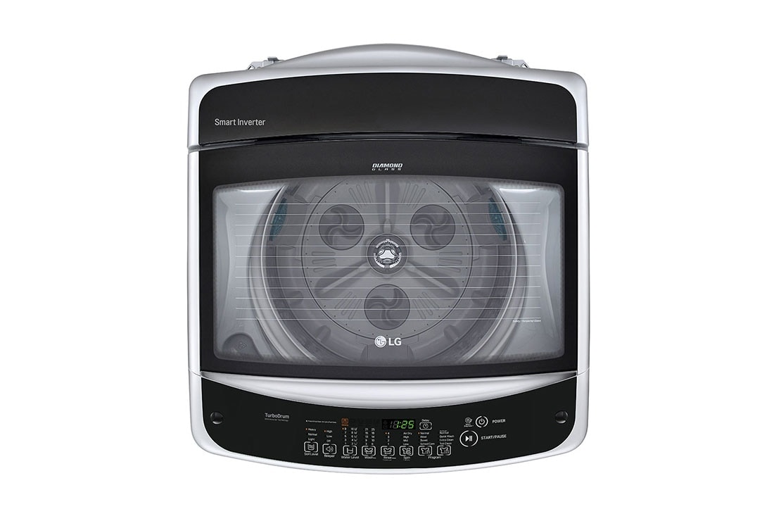 LG 13kg Smart Inverter Top Load Washing Machine, Top View, T1385NEHTG, thumbnail 4