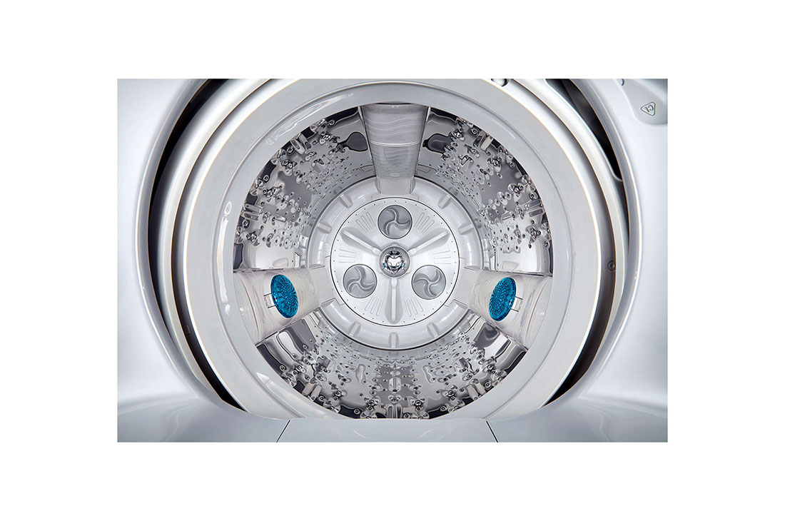 LG 13kg Smart Inverter Top Load Washing Machine, Drum Detail view, T1385NEHTG, thumbnail 5