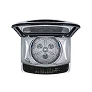 LG 13kg Smart Inverter Top Load Washing Machine, Top open View, T1385NEHTG, thumbnail 3