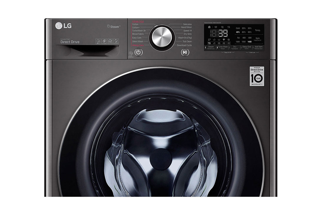 LG 9kg/ 5kg | Front Load Washer/Dryer |AI DD™| Steam™ | ThinQ™, top panel , F2V5FGPYJE, thumbnail 6