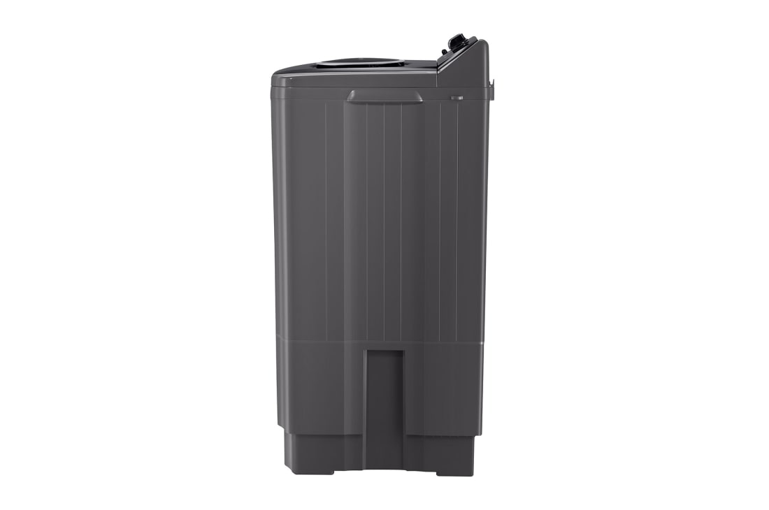 LG 18Kg Semi Automatic Twin Tub, Washing Machine, Roller Jet Pulsator + Soak, Middle Black, side, P1861RWN9T, thumbnail 12