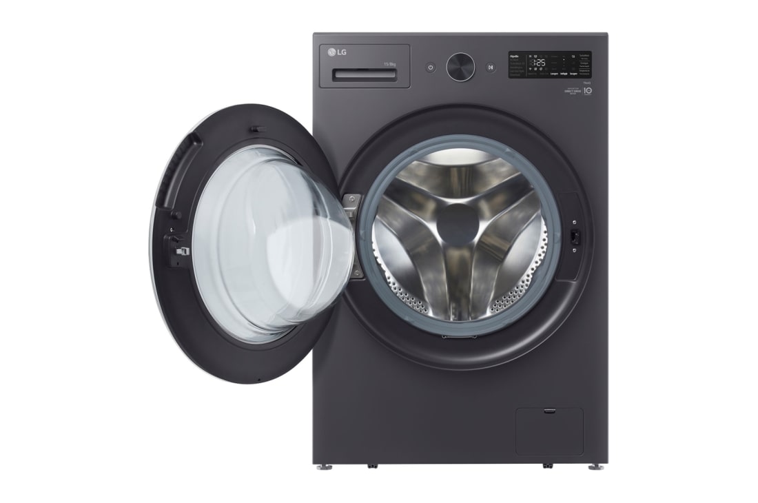 LG Washer Dryer Combo 15/8kg, Direct Drive Motor, Smart Diagnosis, Essence Graphite Color, FrontOpen, F0Z6DRP249, thumbnail 2