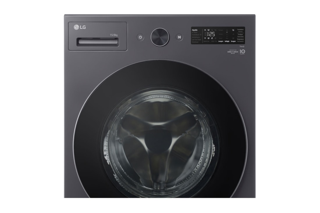 LG Washer Dryer Combo 15/8kg, Direct Drive Motor, Smart Diagnosis, Essence Graphite Color, Detail2, F0Z6DRP249, thumbnail 6