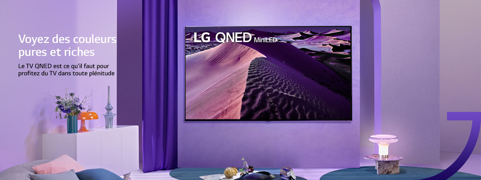 Le téléviseur QNED de LG