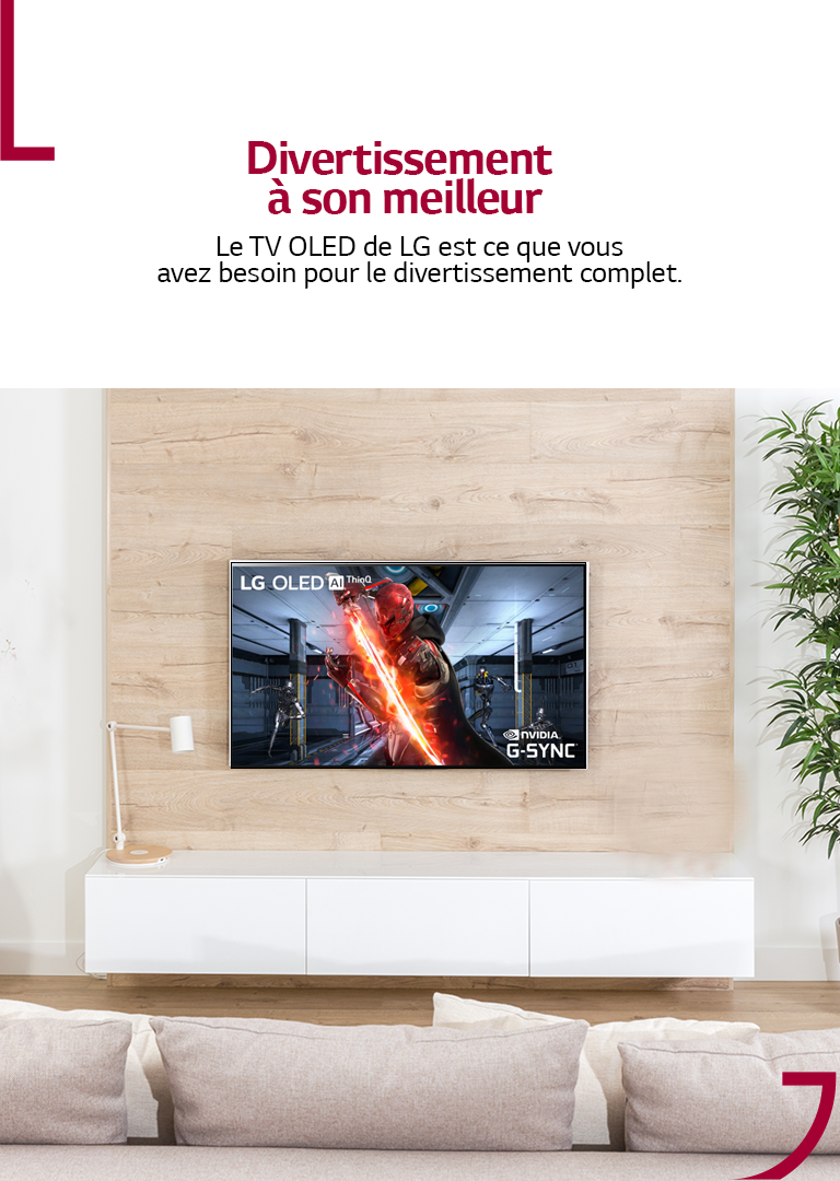 Un téléviseur OLED de LG