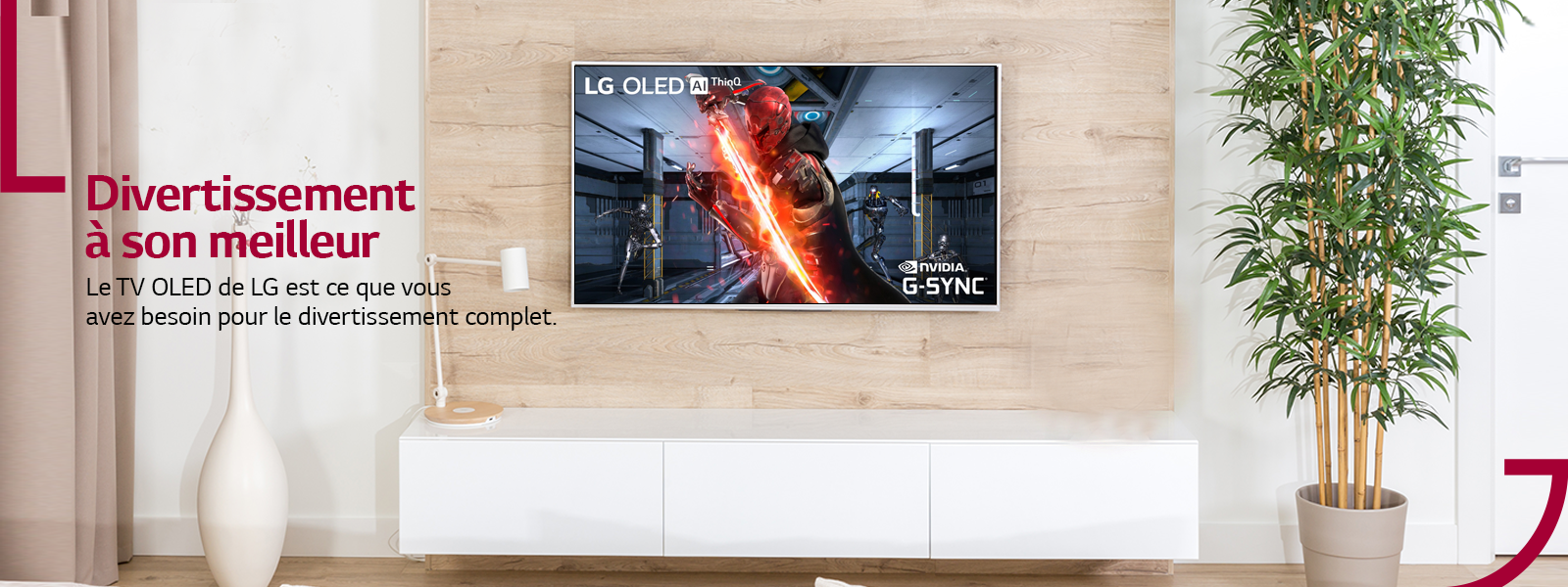 Un téléviseur OLED de LG