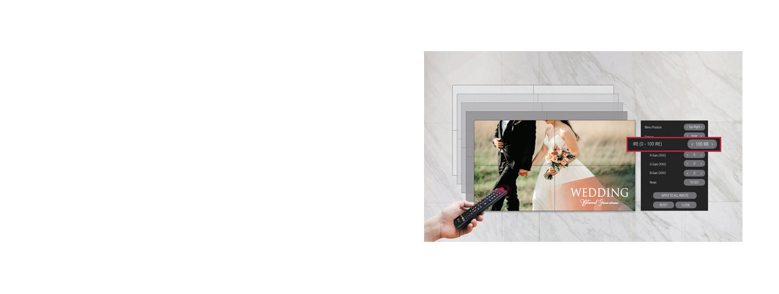 Ajustement simplifié de la balance des blancs1