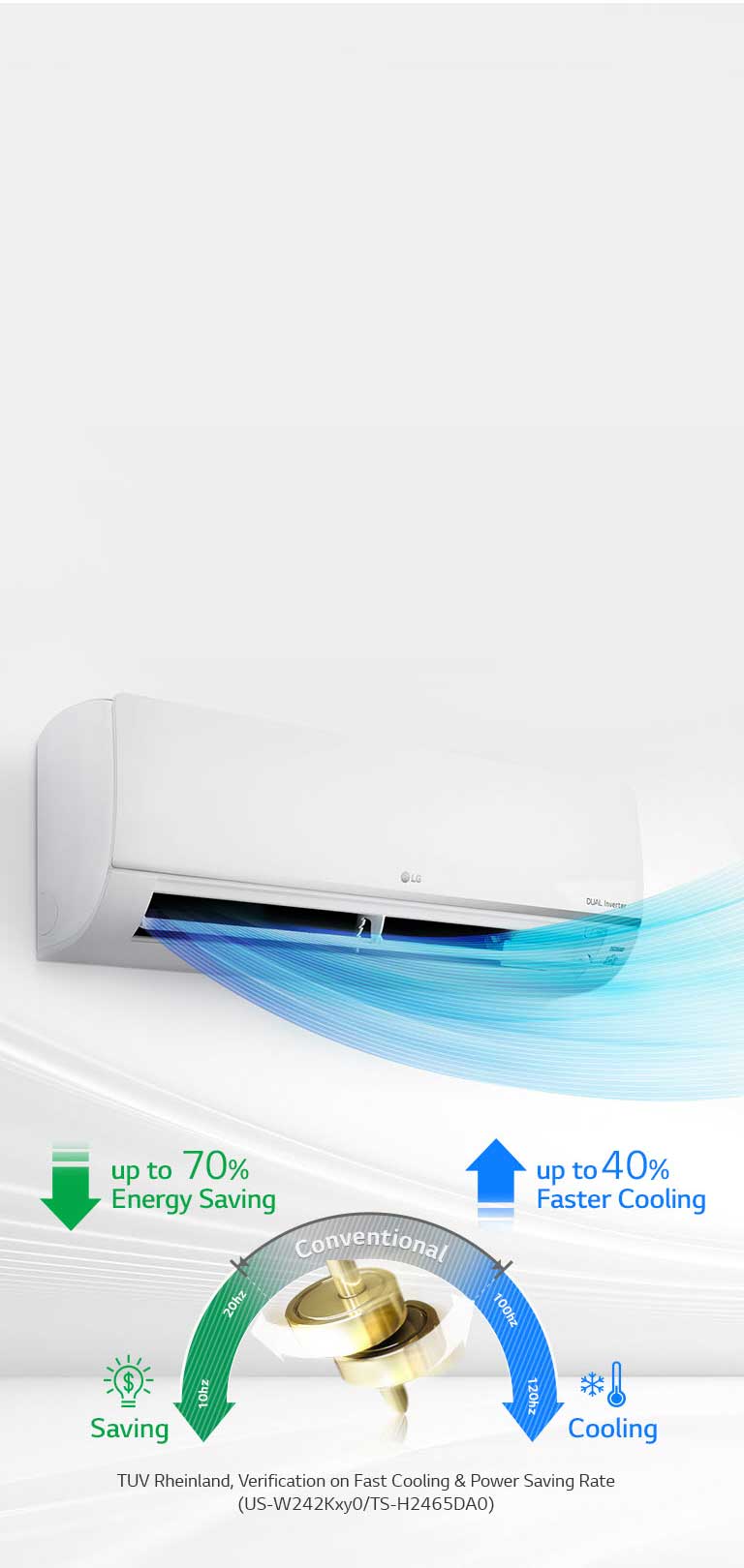 Fast Cooling & Energy Saving<br>2