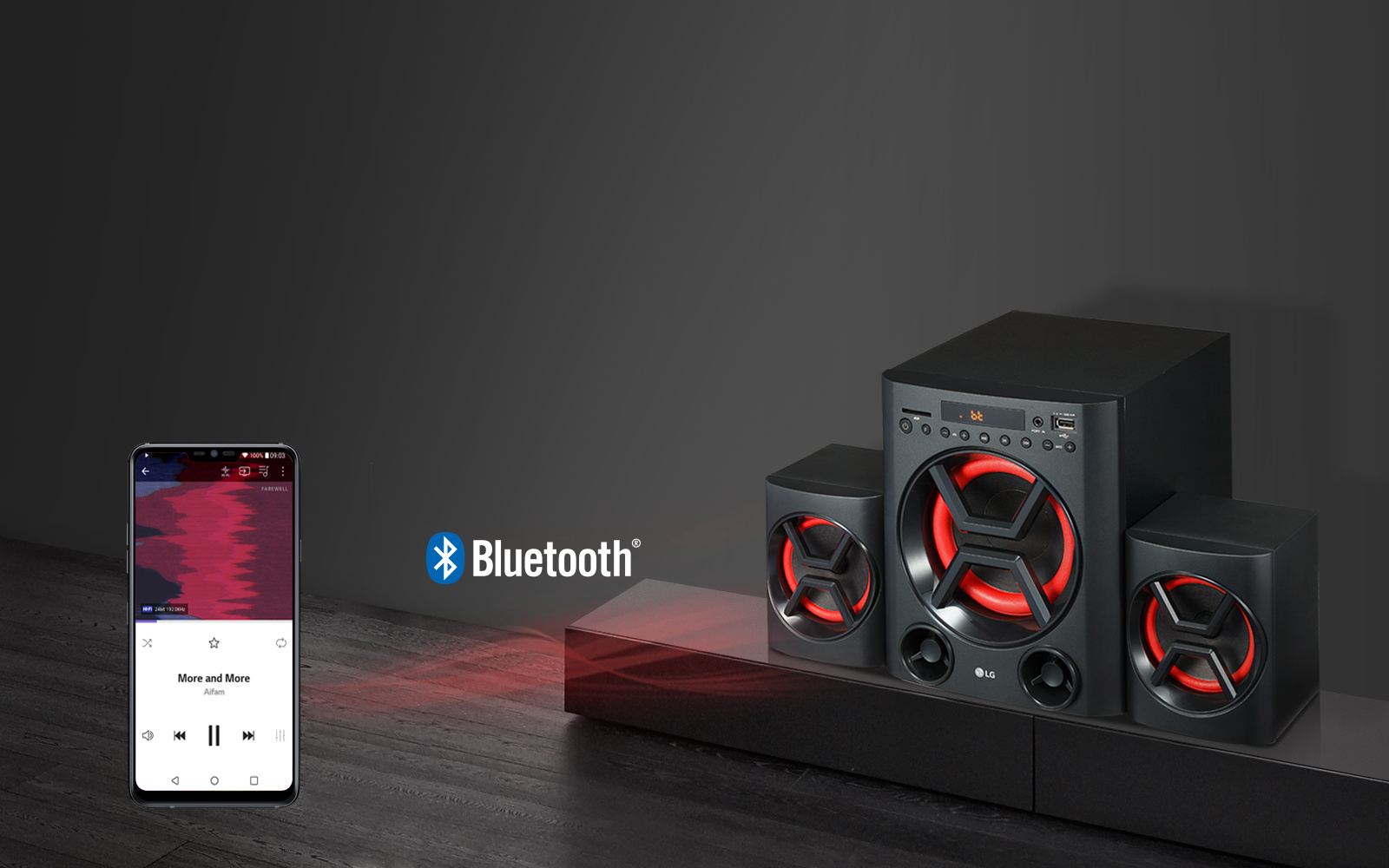 Streaming audio sans fil via Bluetooth™