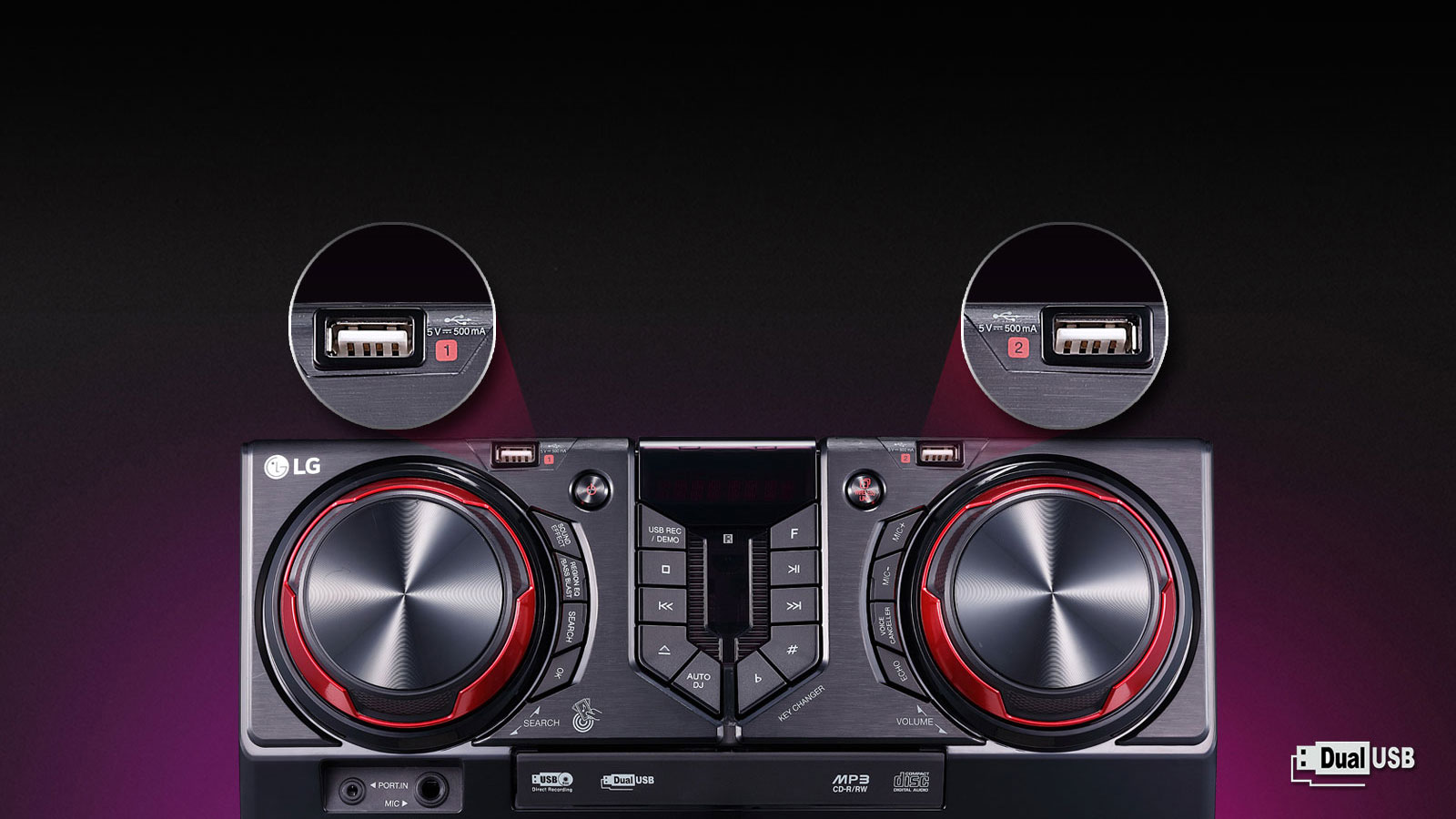 LG 480 W, Mini Audio, Auto DJ, Karaoke Star, Multi Bluetooth