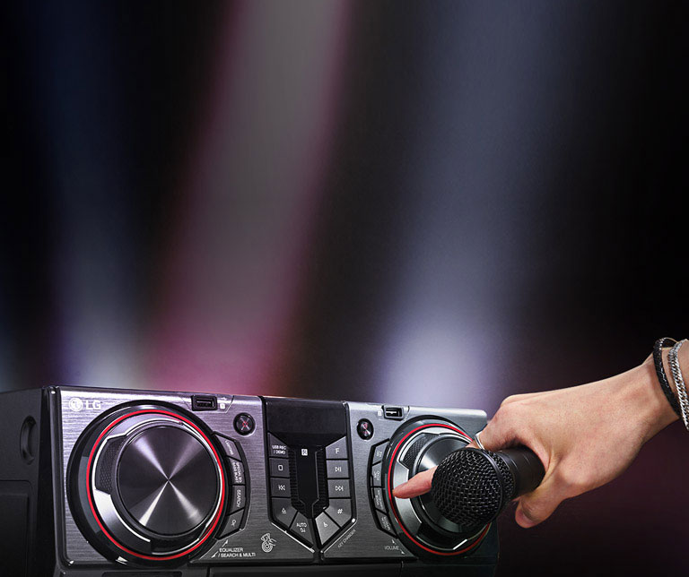 LG 950 W, Mini Audio, éclairage multicolore, Karaoke Star, Multi ...