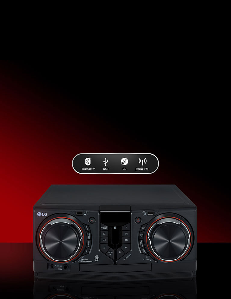 LG XBOOM CL98 - Microcadena, 3500W RMS, con Mando a Distancia, Bluetooth,  Función Karaoke y DJ, Cadena de Música, Cadena para Fiestas, USB, Color de
