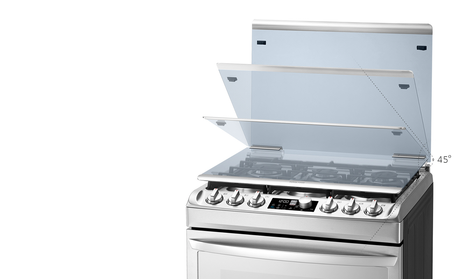 Empêchez la fermeture brusque de la vitree en verre