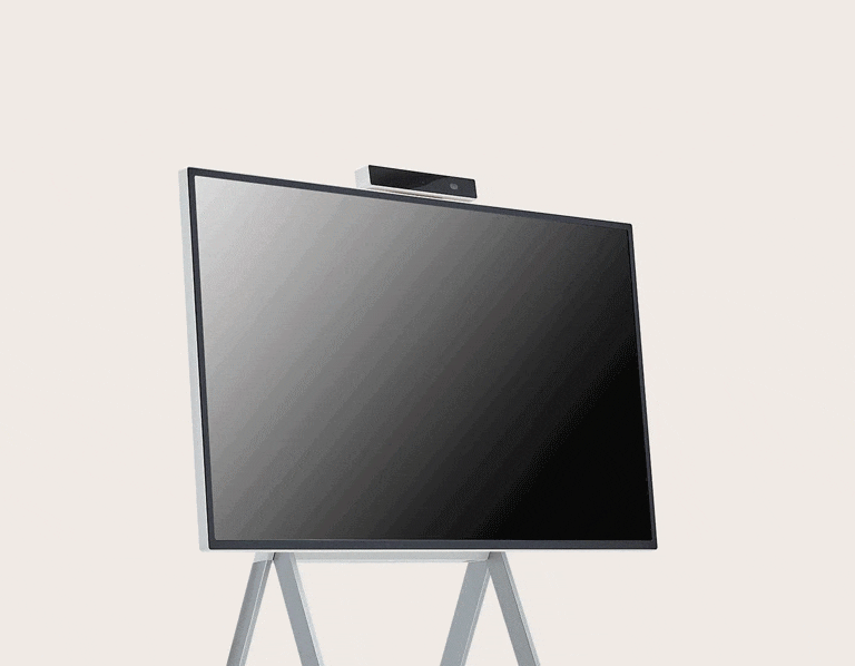 La hauteur du support peut être augmentée de 9,5 cm indépendamment de l’utilisation du mode paysage ou portrait.