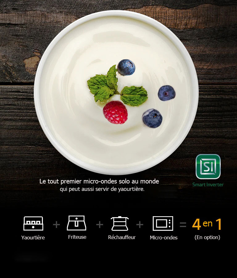 De nombreux types de cuisson disponibles