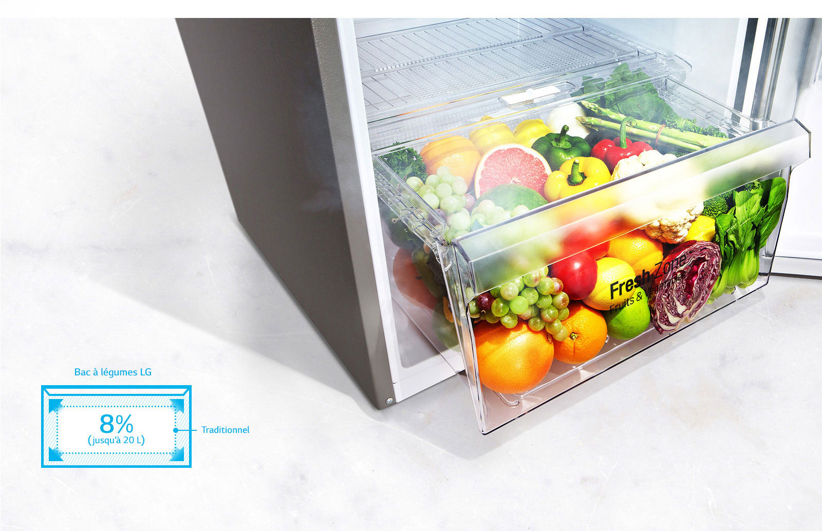 Grand bac à légumes