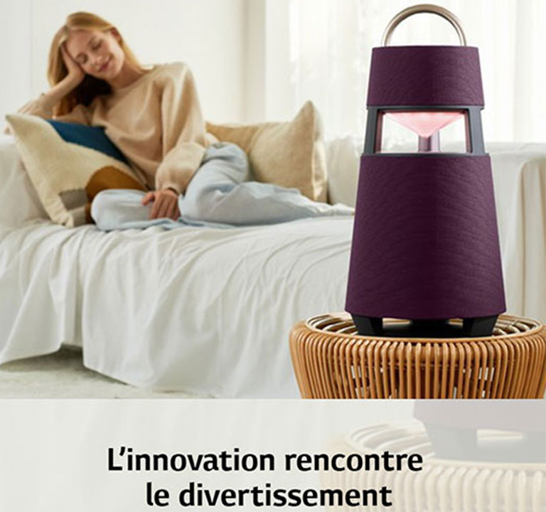 LG Portable RP4 - Quand l’innovation rencontre  le divertissement