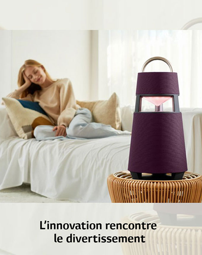 LG Portable RP4 - Quand l’innovation rencontre  le divertissement