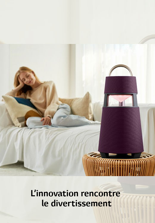 LG Portable RP4 - Quand l’innovation rencontre  le divertissement