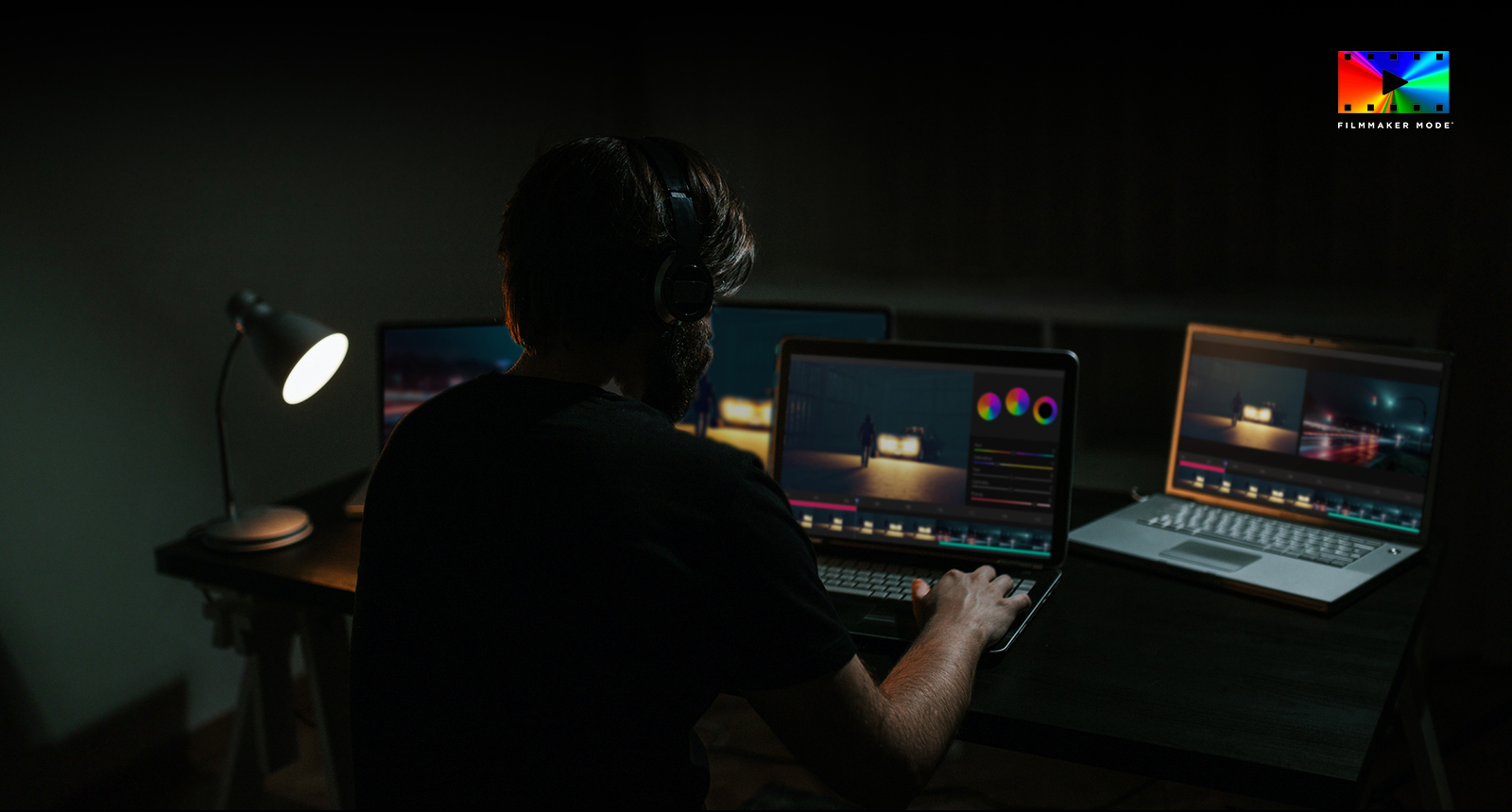 Image du montage d’un film.