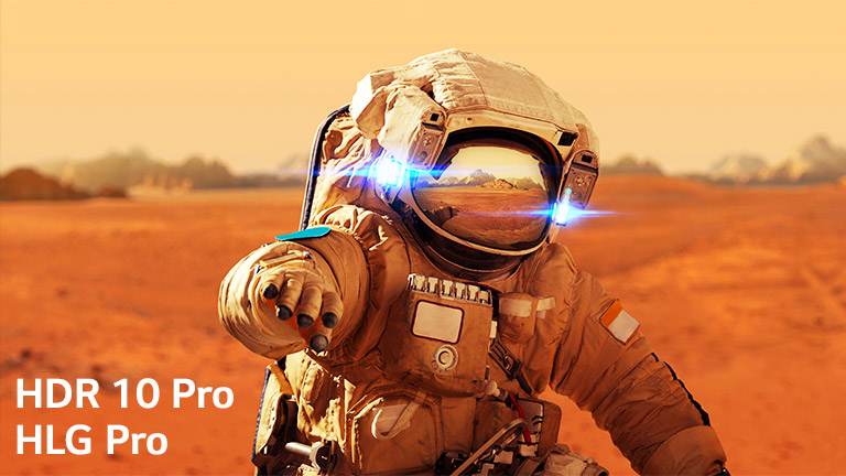 Marvel Iron Man, intertitres avec les logos HLG pro et HDR 10 Pro