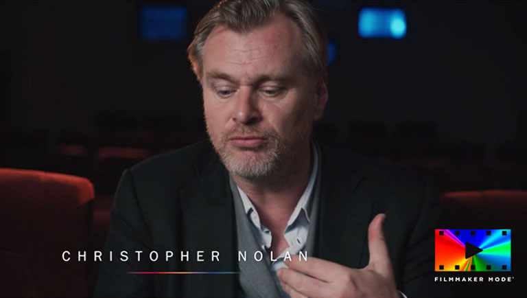 Interview avec le réalisateur Christopher Nolan et d'autres spécialistes du cinéma sur le Mode Filmaker