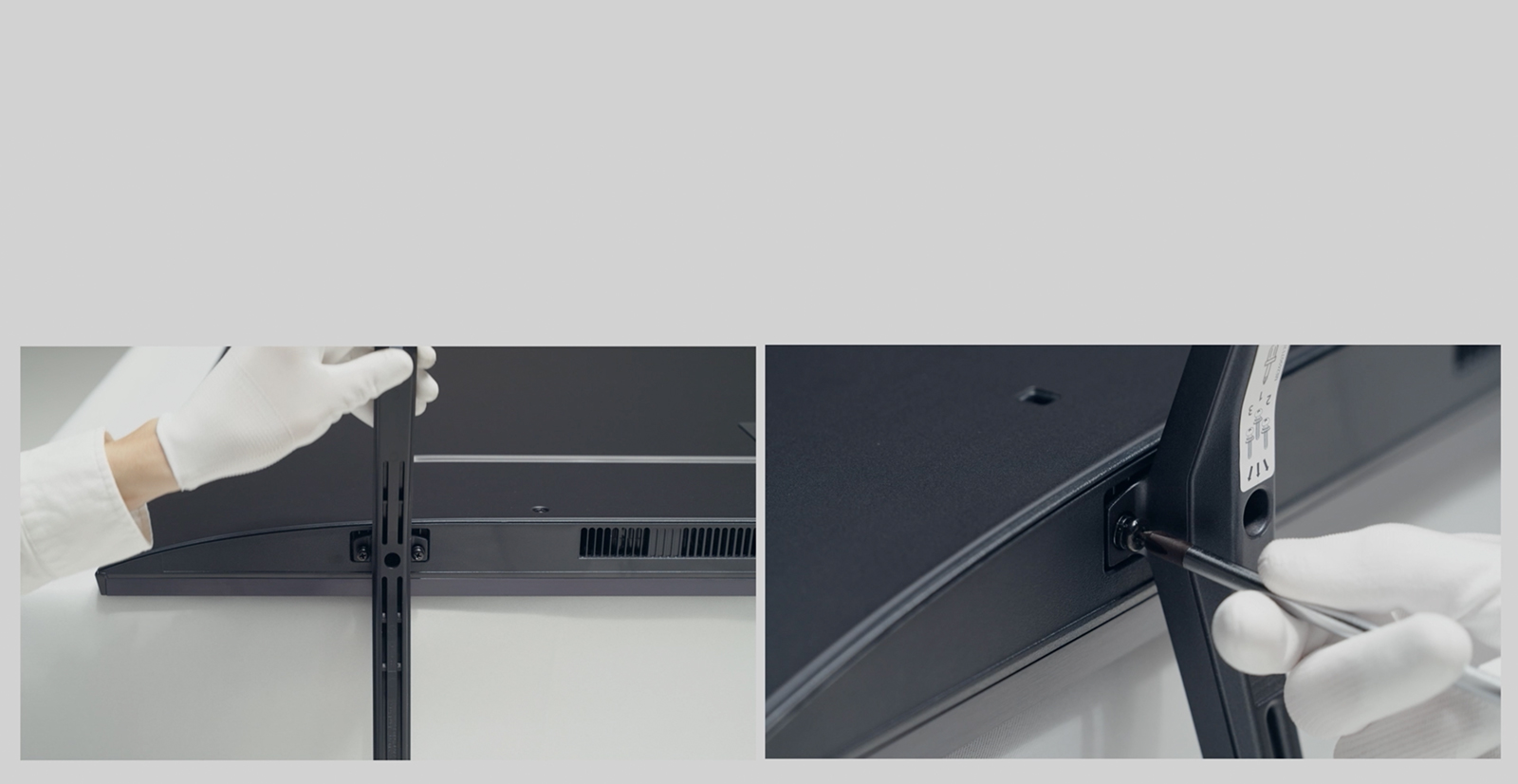 Vignette de la vidéo expliquant comment installer le socle du téléviseur.