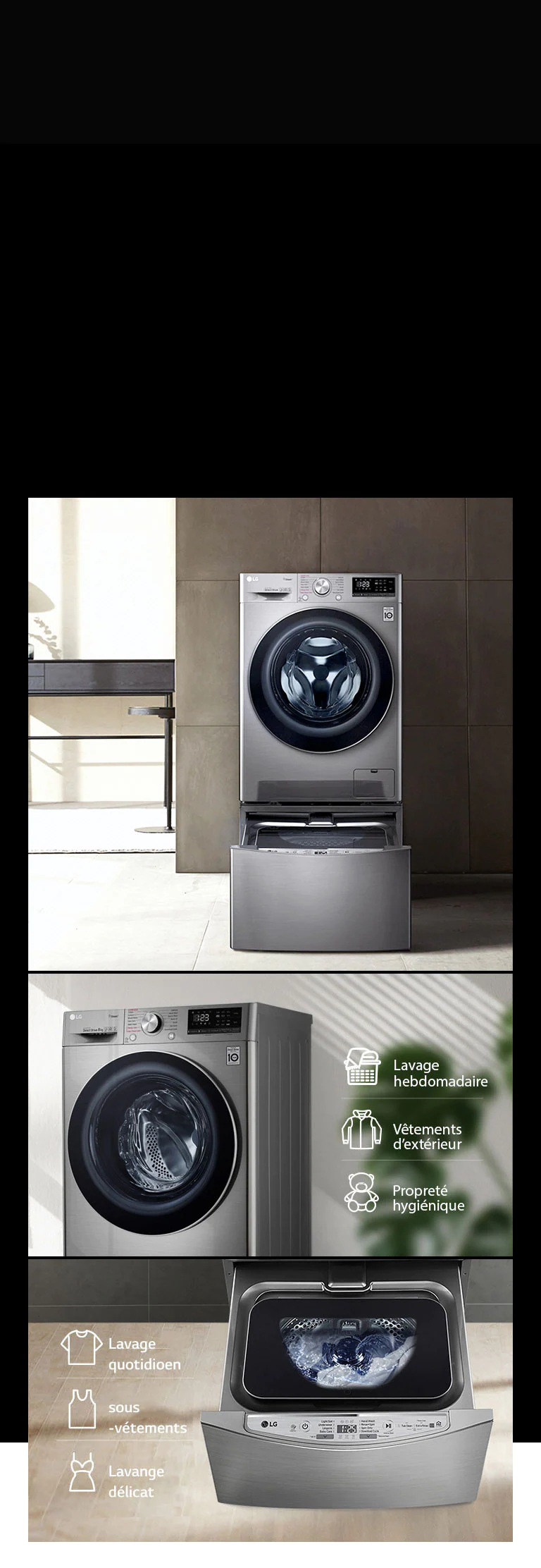 Compatible avec TWINWash™ Mini