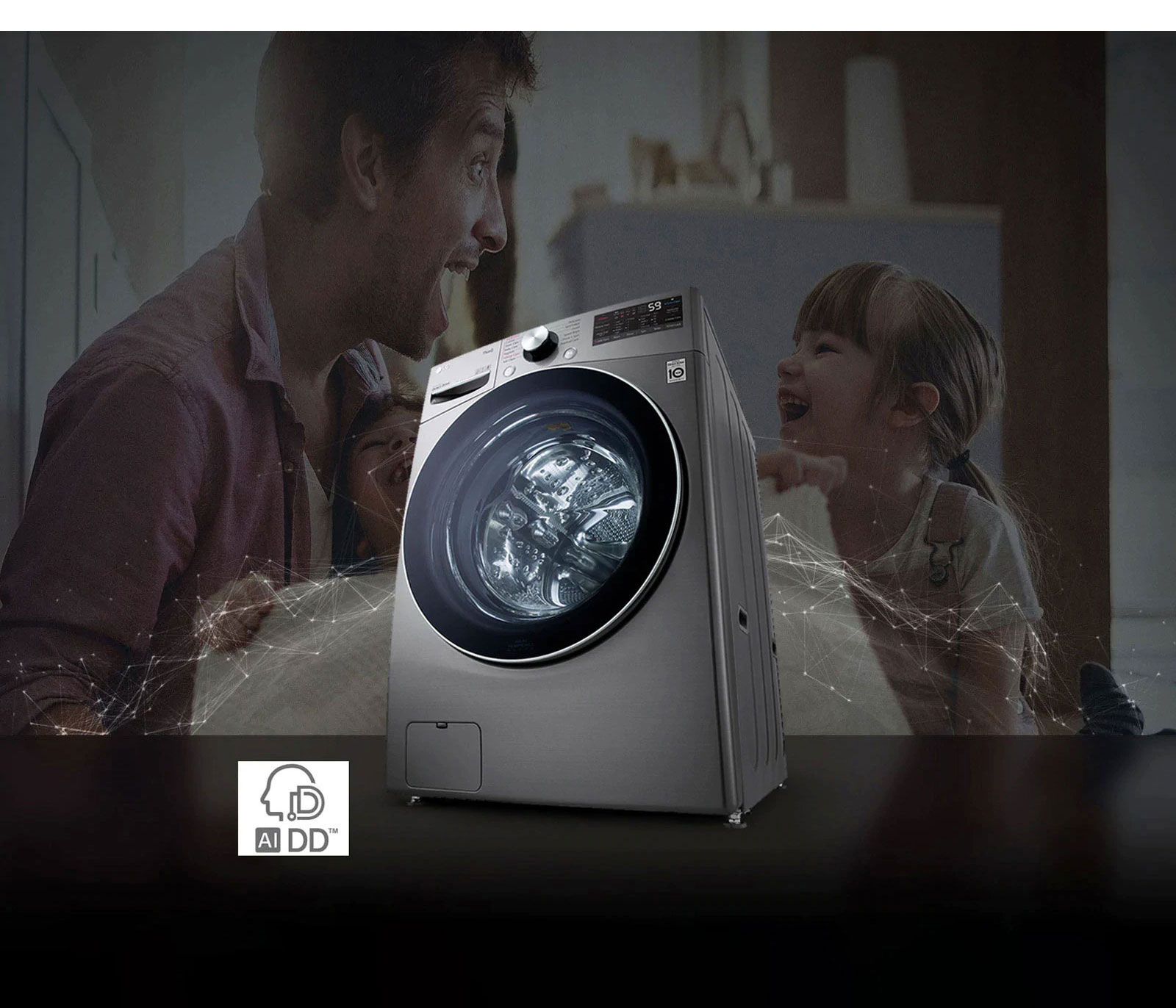 Technologie AI Direct Drive : pour un lavage intelligent du linge