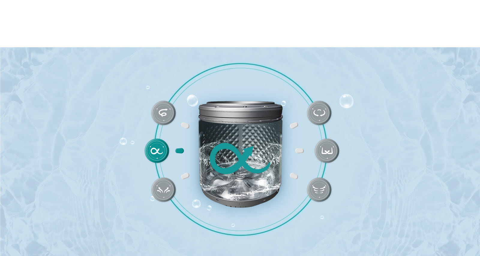 Mouvement de balancement&nbsp;: Un balancement doux pour traiter les tissus délicats et réduire les dommages causés aux textiles