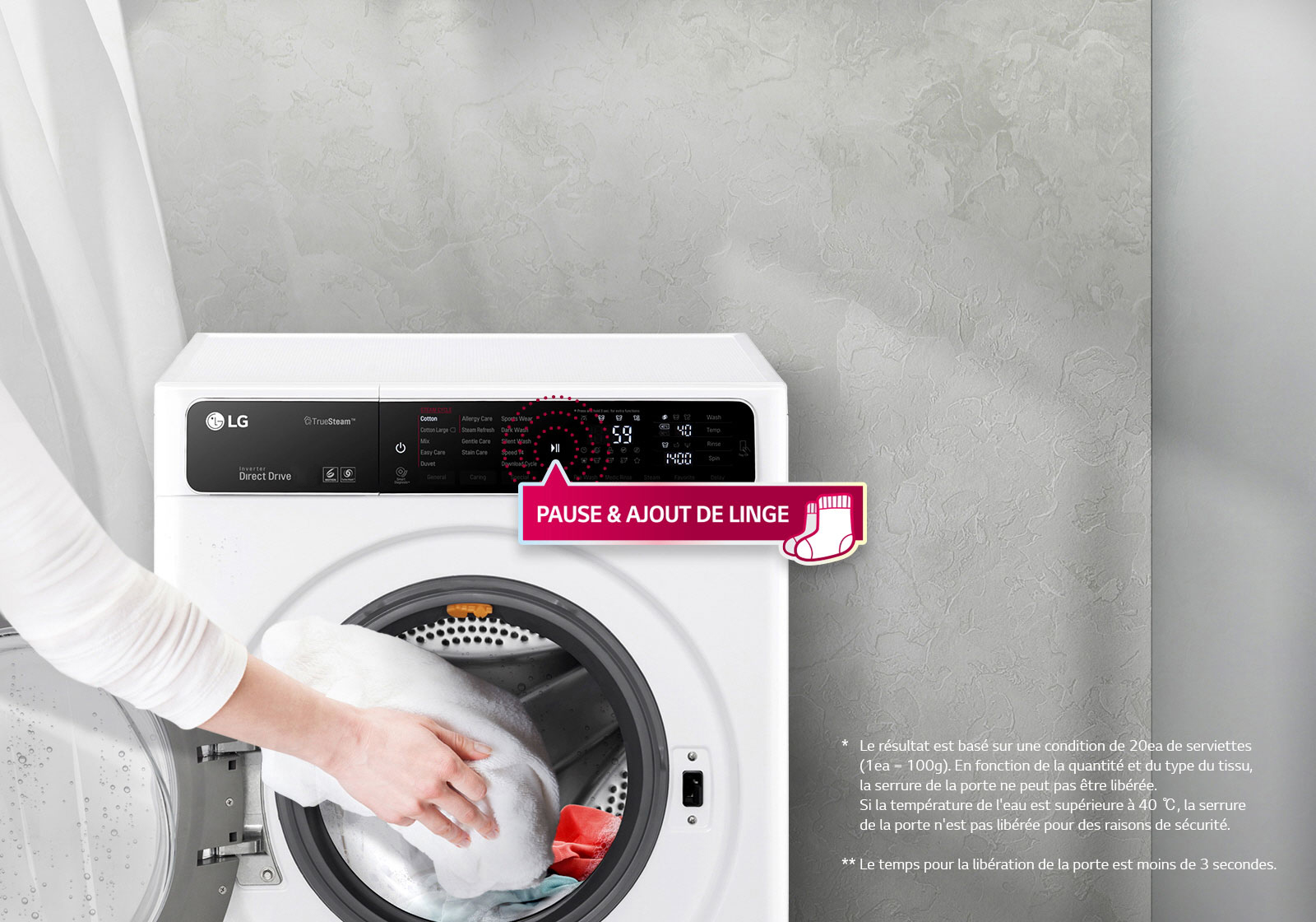 Pause & Ajout de linge1