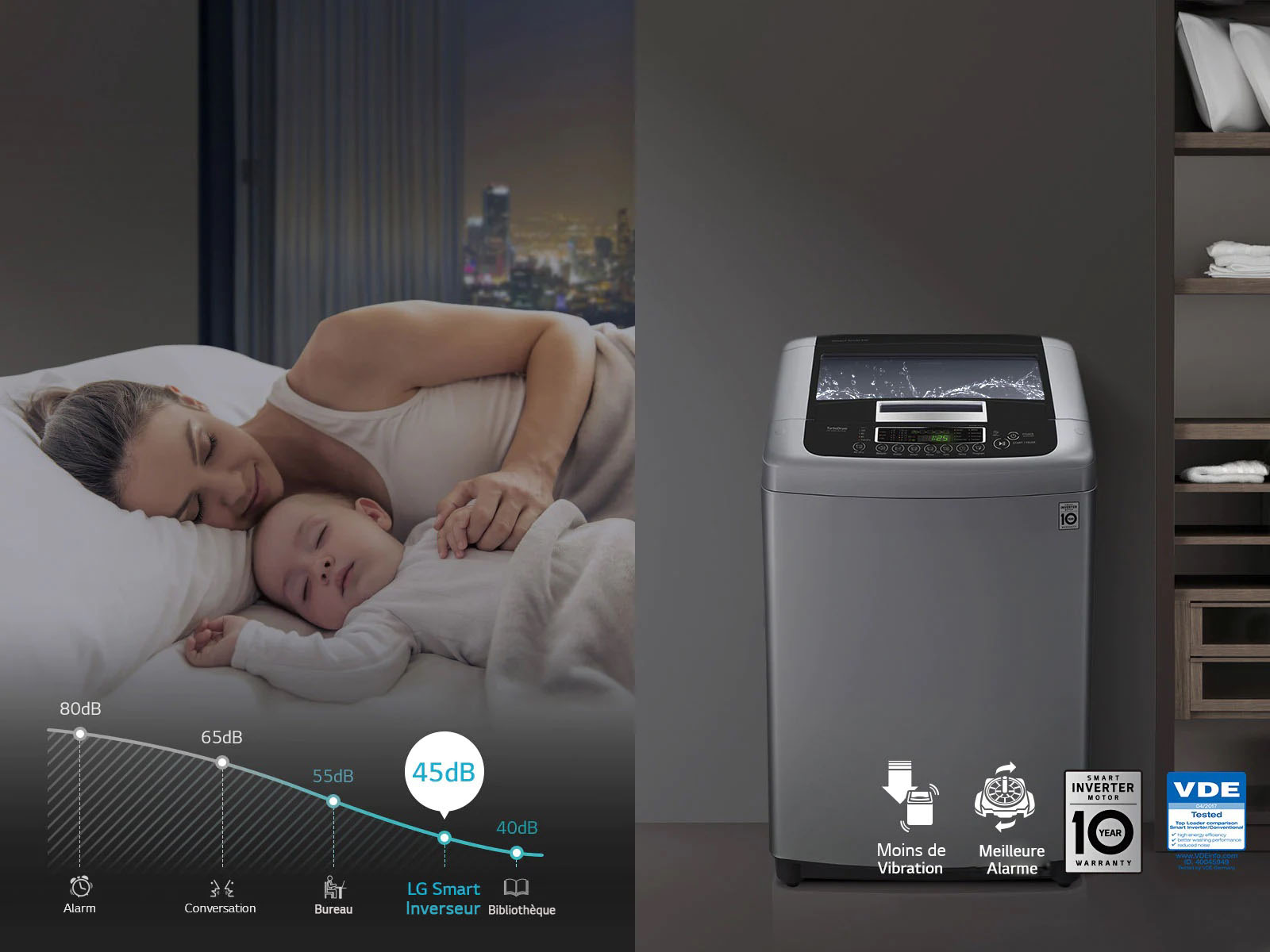 LoDecibel™ et moins de vibrations