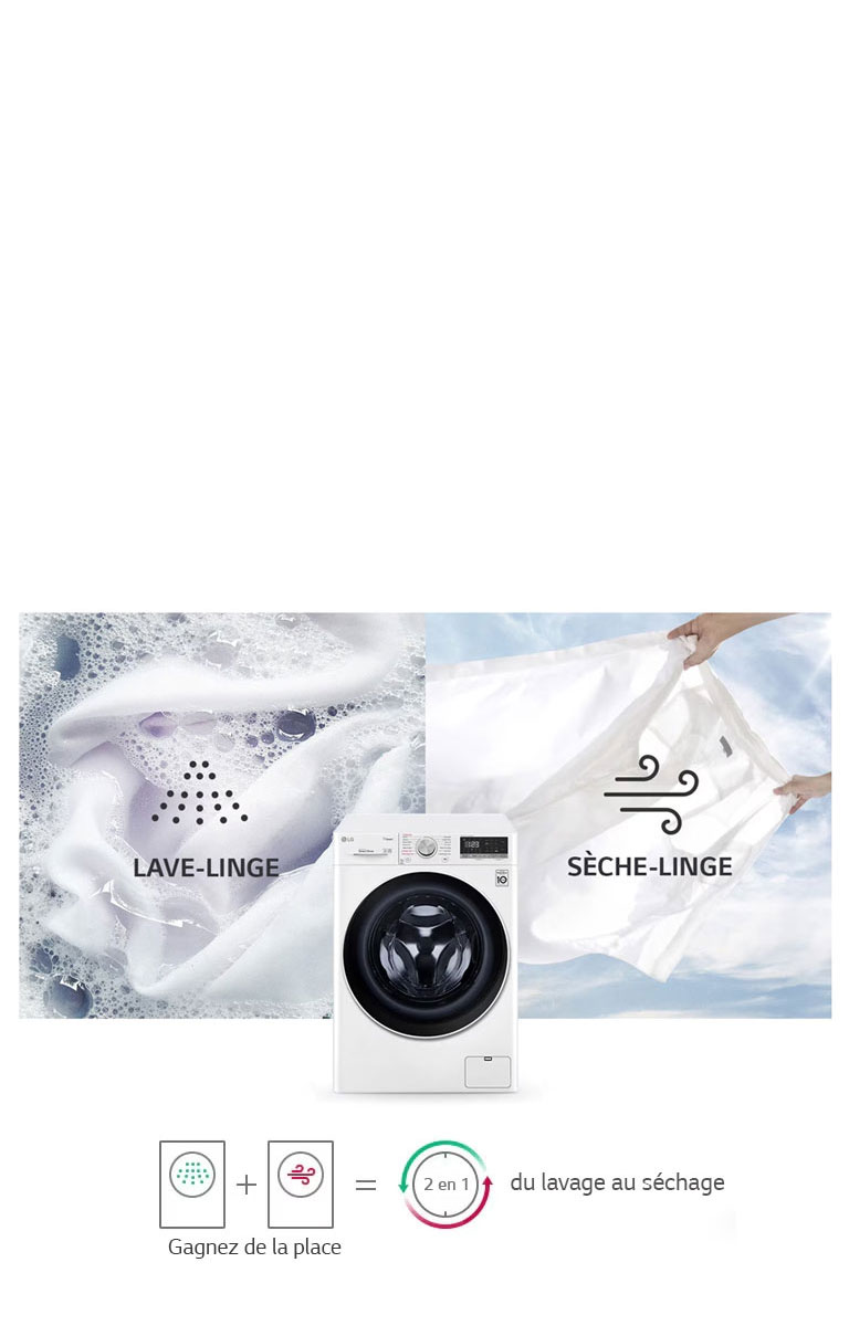 Lave-linge et sèche-linge en un