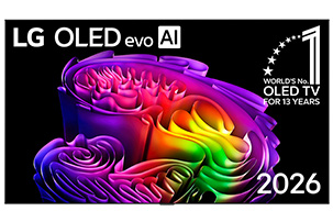 LG OLED evo remplit l’écran de formes multicolores richement superposées, tandis que les formes fluides et les dégradés éclatants se fondent harmonieusement sur l’écran.