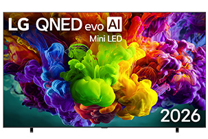 Le LG QNED evo remplit l’écran de jaillissements éclatants et fluides de mouvements multicolores semblables à de la peinture, tandis que des nuages de couleurs denses se fondent harmonieusement sur l’écran.