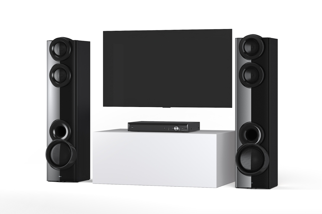 LG MR7 | Système de haut-parleurs à double colonne avec un son de 1&nbsp;000&nbsp;W, Vue d’ensemble avant, MR7, thumbnail 6