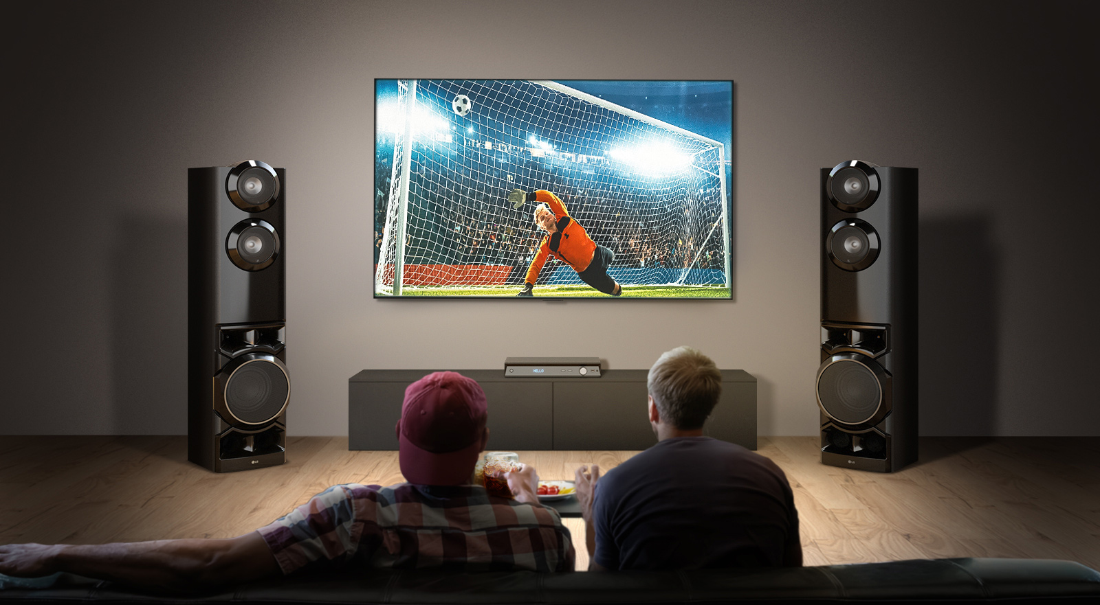 Les enceintes à double colonne améliorent les spectacles sportifs grâce à une scène sonore plus large et un son de stade immersif