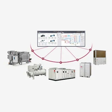Un tableau de bord est situé au milieu, et autour de lui, un certain nombre de dispositifs sont disposés en cercle.