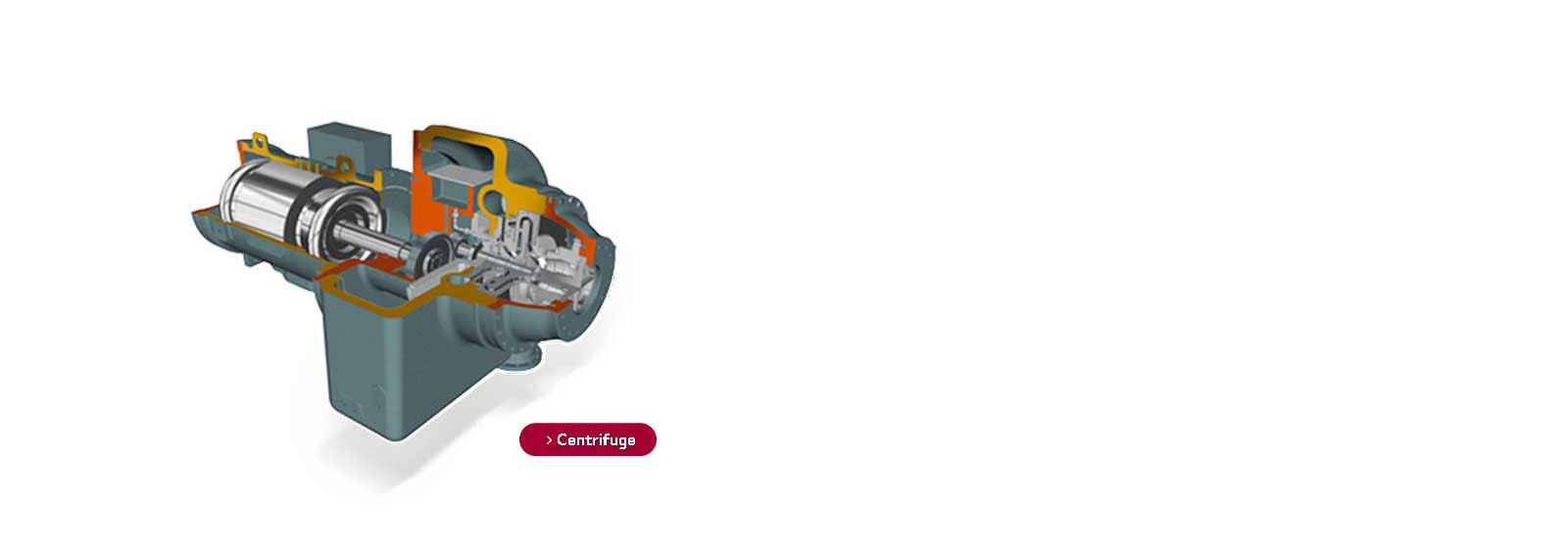 Un quart du composant du refroidisseur est exposé, révélant un intérieur complexe rempli de pièces métalliques complexes.