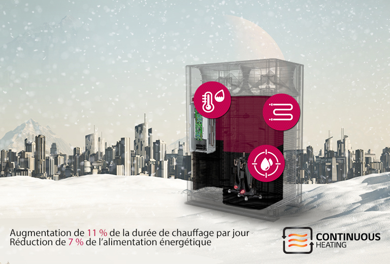 Image présentant le chauffage continu du Multi V 5.