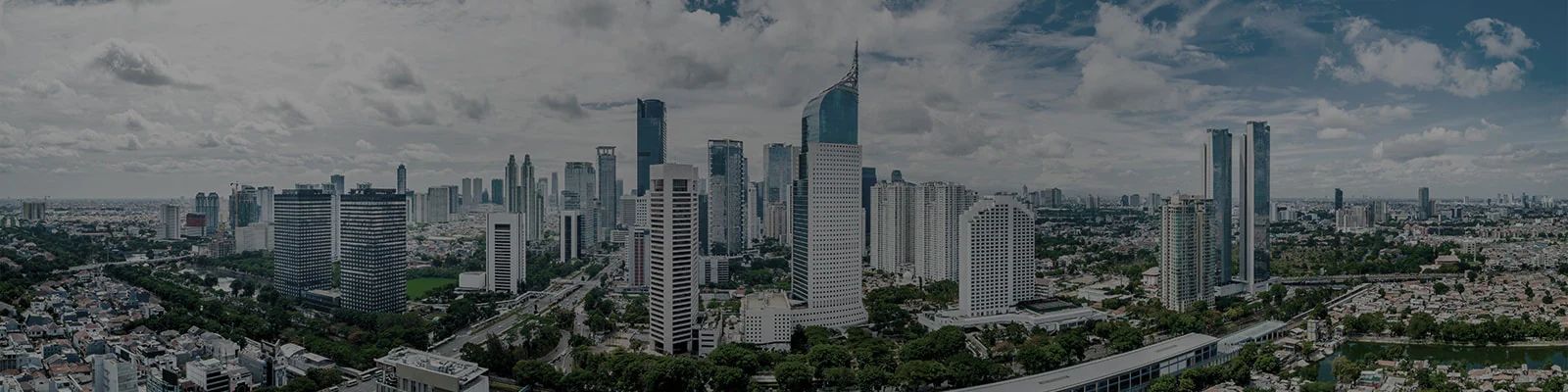 a large urban background