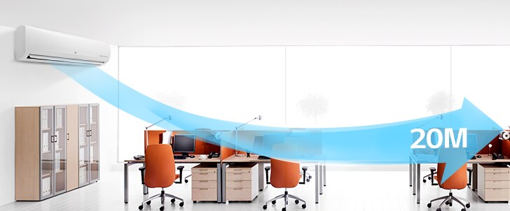 L’ouverture du panneau avant réduit la surcharge de l’entrée d’air. De plus, le nouveau ventilateur oblique amélioré augmente la quantité de flux d’air.