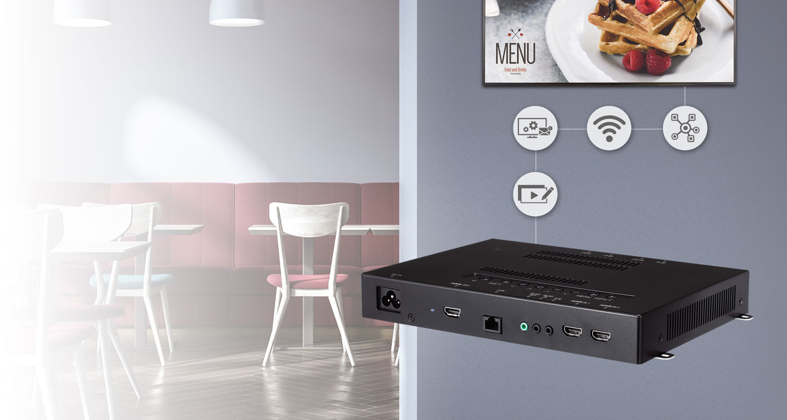 La plate-forme Smart Signage simple d’utilisation