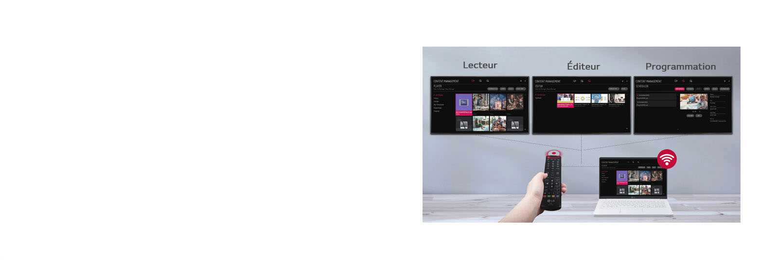 Gestion de contenu intégrée