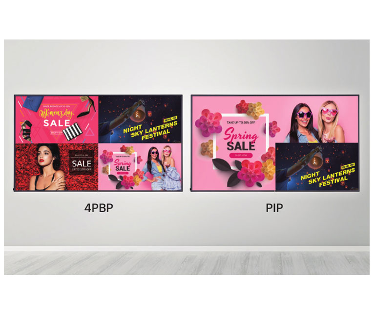 Multi-écrans avec PBP/PIP