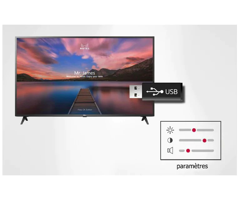 Clonage par USB du LG 50US660H