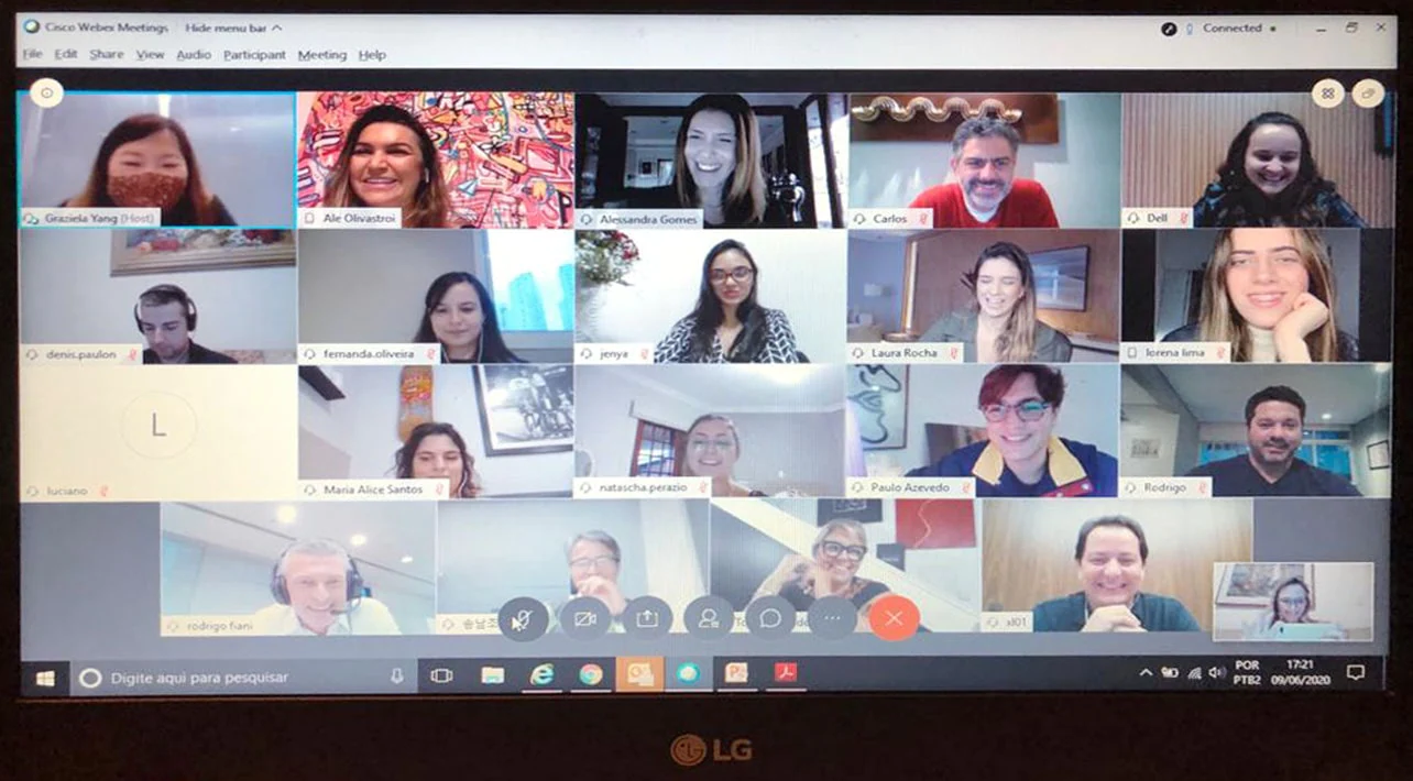 Rencontre en ligne entre LG et un influenceur HVAC brésilien