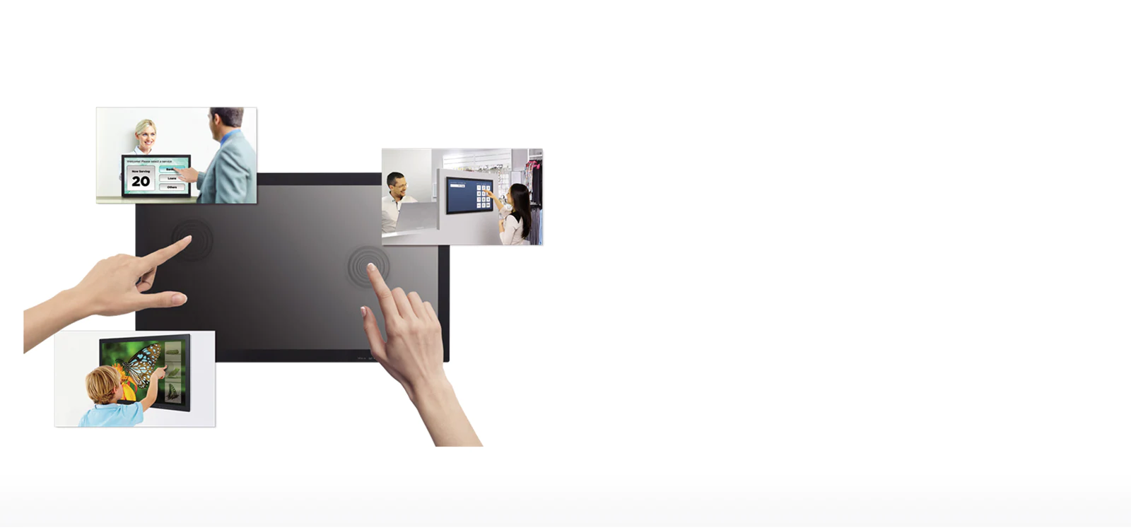 Multi-touche pour des utilisations variées