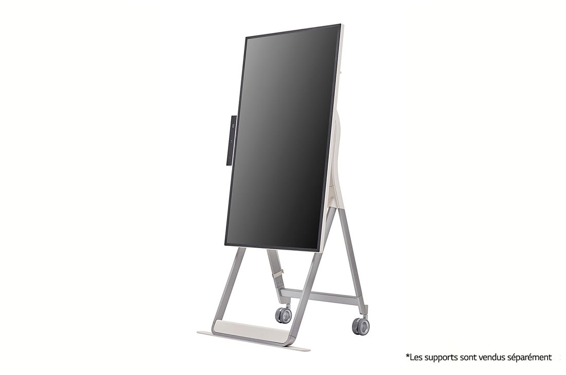 LG Série HT3WJ One:Quick Flex Solution Tout-en-un, Vue latérale -45 degrés, mode portrait, 43HT3WJ-B, thumbnail 11